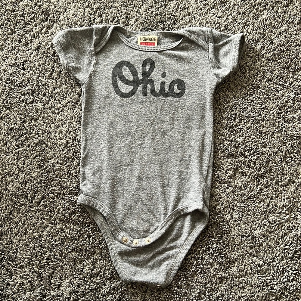 Homage Ohio onesie 6-12m